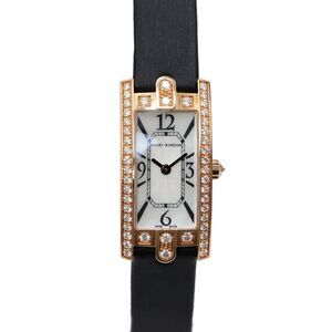 Harry Winston Avenue-c Mini Avcqhm16rr017 Shell Dial Bezel Diamond